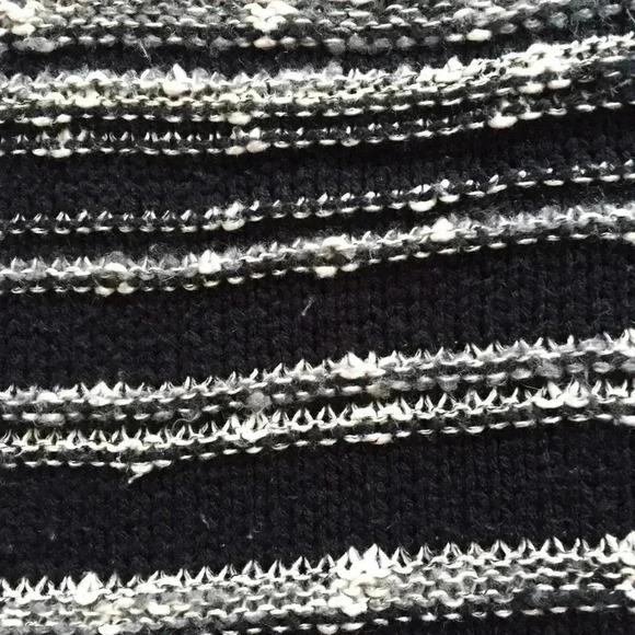 Calvin Klein Black & White Striped Sweater - Picture 8 of 8